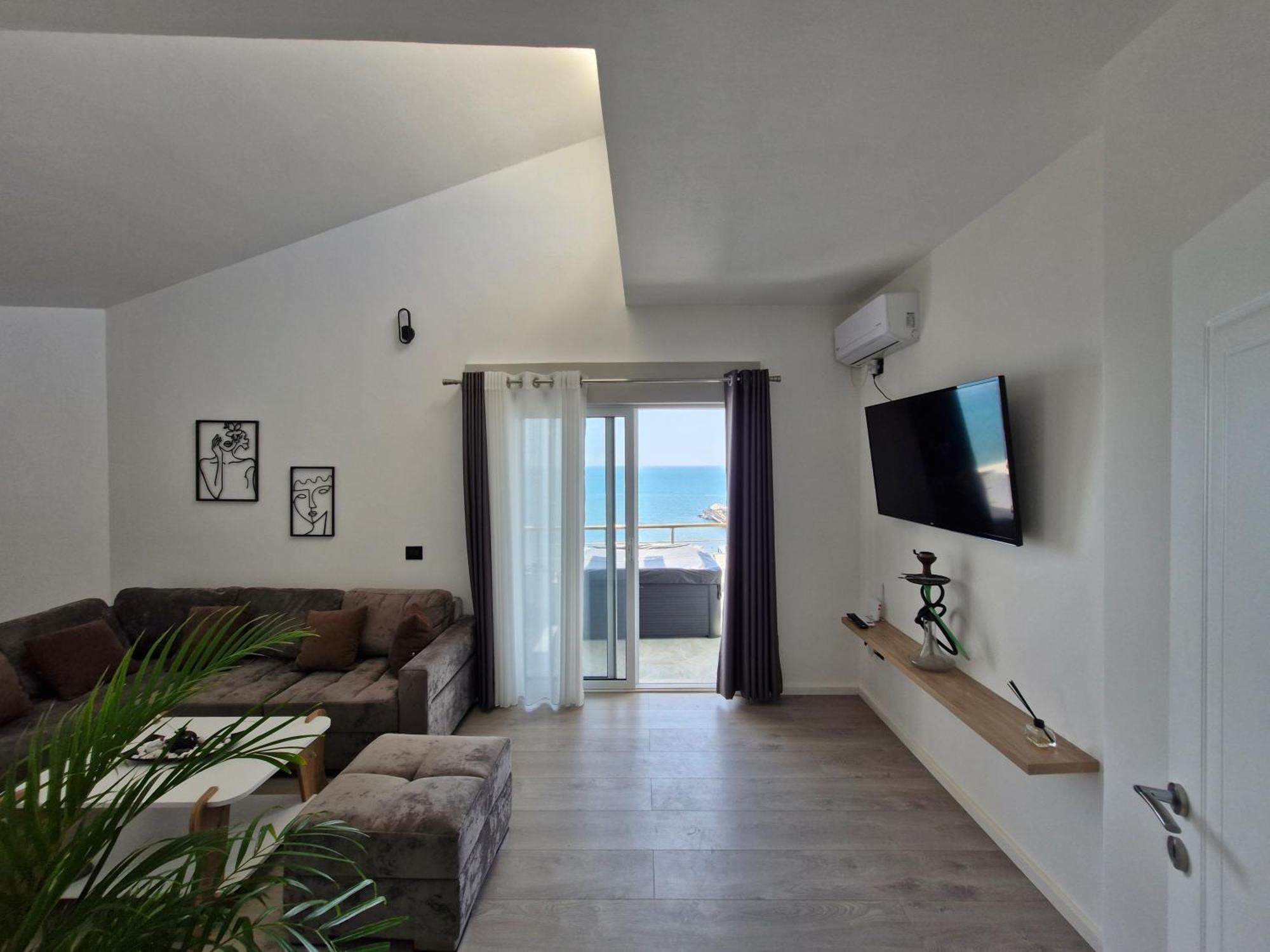 Luxury Penthouse Villa Durres Bagian luar foto